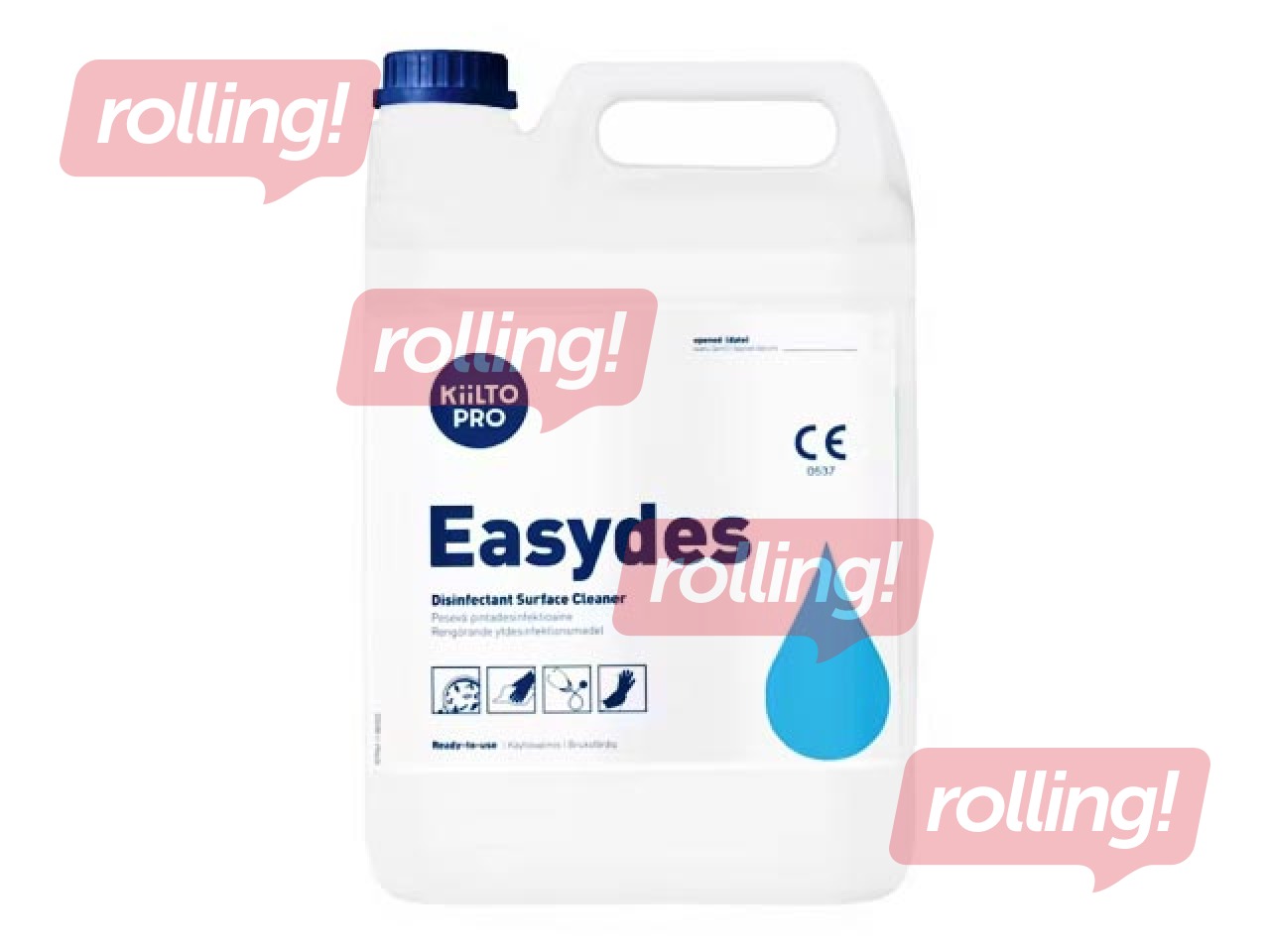 Быстродействующее дезинфицирующее средство Easydes Kiilto, 5л