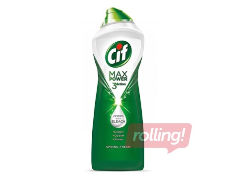 Surface cleaning cream with bleach CIF Max Power Spring Fresh, 650ml