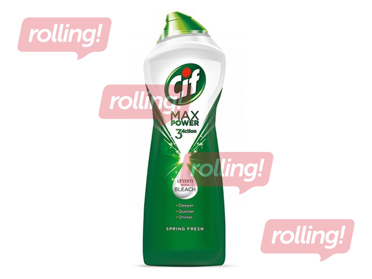 Surface cleaning cream with bleach CIF Max Power Spring Fresh, 650ml