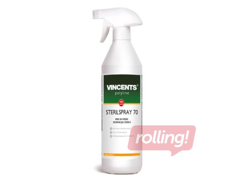 Универсальное дезинфицирующее средство для рук и поверхностей Sterilspray 70, 1л