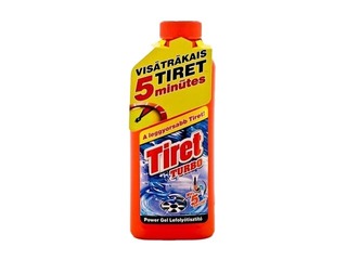 Želeja cauruļu tīrīšanai Tiret, Turbo, 500ml