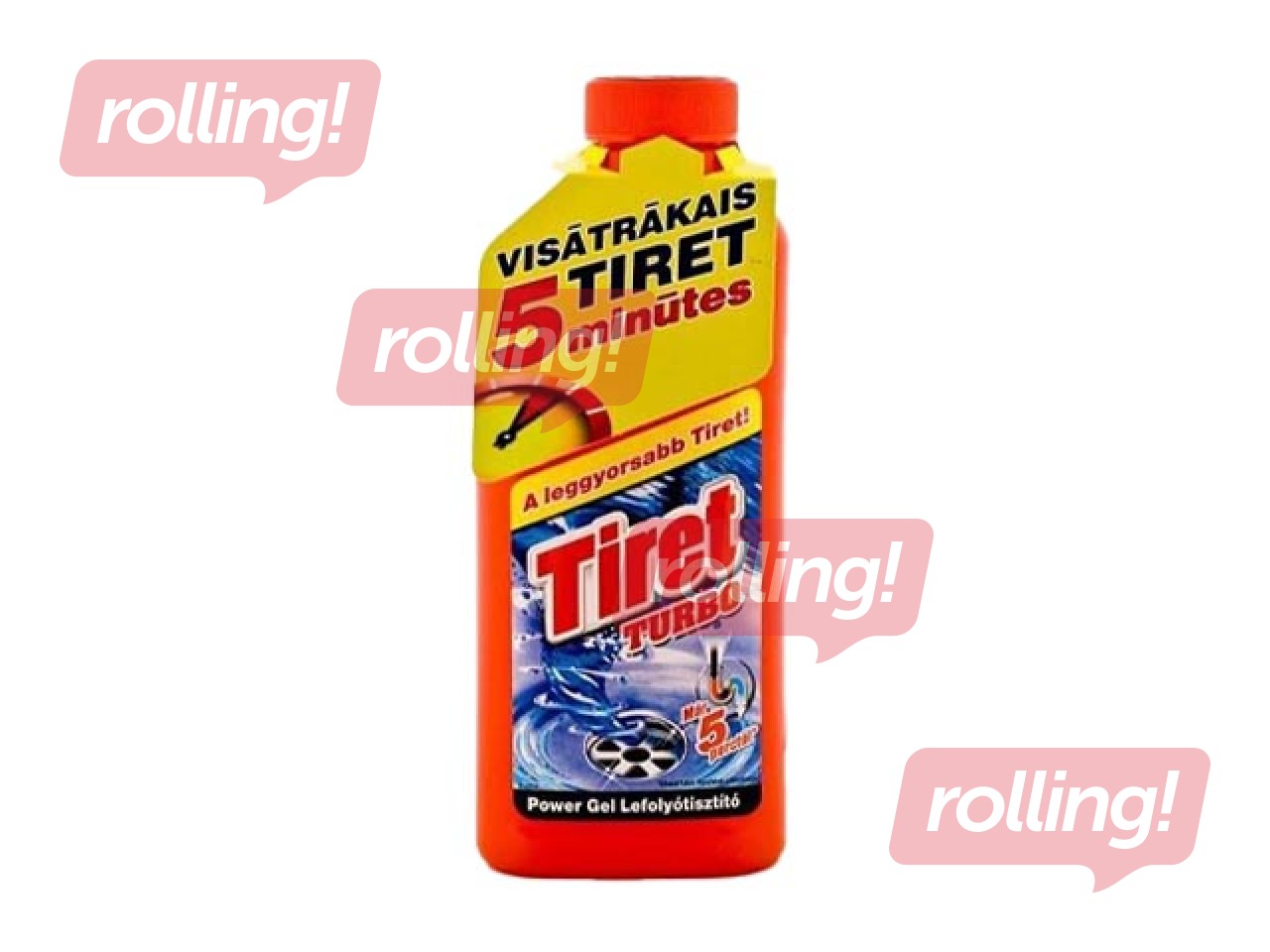 Želeja cauruļu tīrīšanai Tiret, Turbo, 500ml