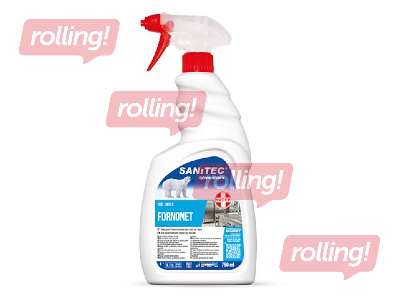 Leeliseline puhastusvahend ahjudele ja grillidele Sanitec Fornonet, 750ml