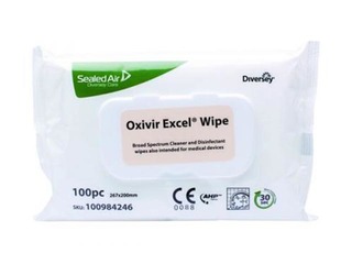 Mitrās salvetes Diversey Oxivir Excel dezinfekcijai, 100 gab.