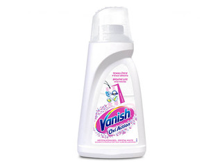 Пятновыводитель для белого белья Vanish Oxi Action White, гель, 1л