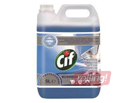 Средство для мытья стекол и поверхностей CIF Professional Windows & MultiSurface Cleaner, 5 л