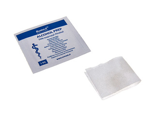 Wet wipes Romed, 70% alcohol, 100 pcs.