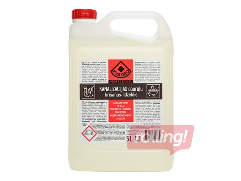 Kanalisatsioonitorustiku puhastaja Kvadro, 5 L