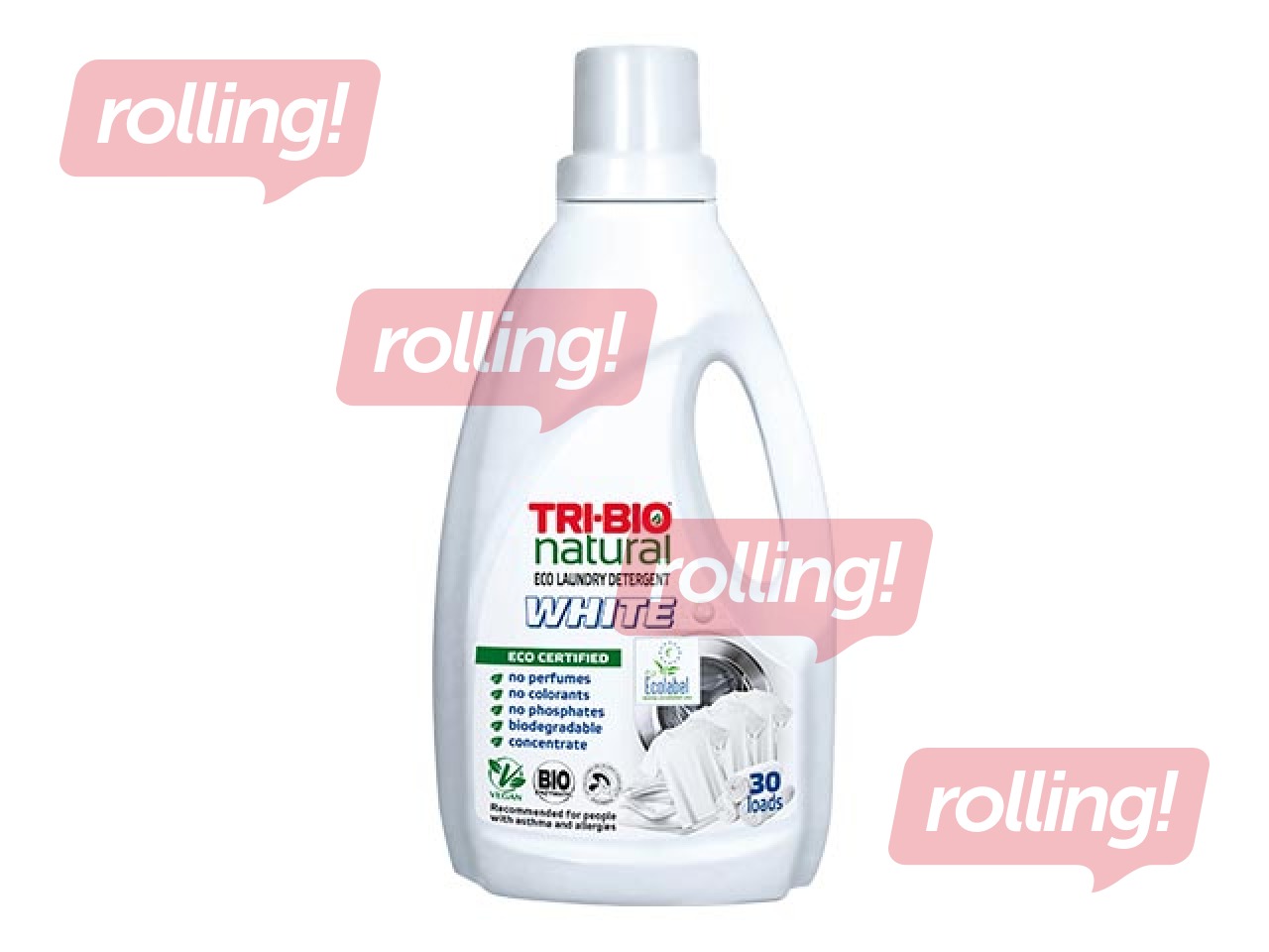 Valge pesu pesemisvahend Tri-Bio, 1,42 l