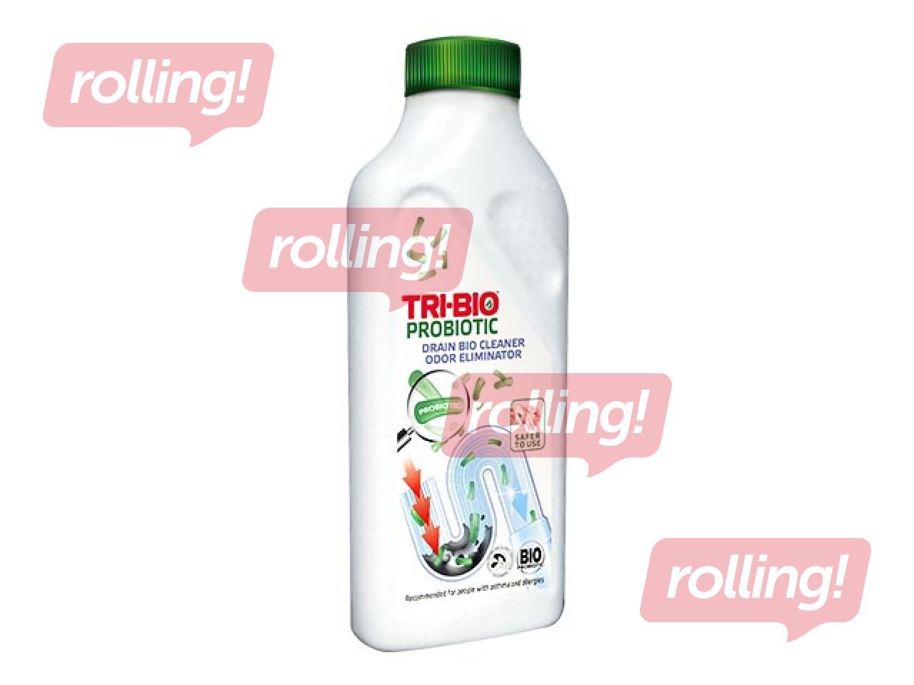 Probiootiline äravoolu biopuhastaja ja lõhnaeemaldaja, Tri-Bio, 420ml