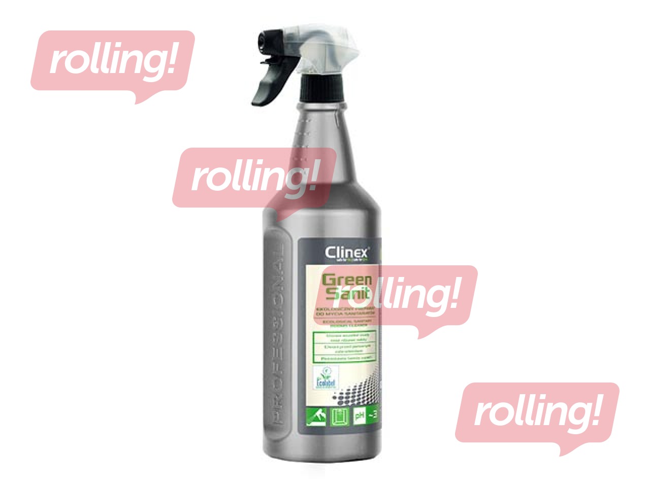 Ökoloogiline puhastusvahend sanitaarruumidele Green Sanit, Clinex, 1 l