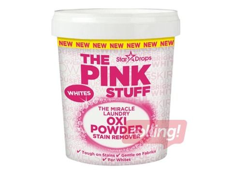 Oksüdeeriv plekieemalduspulber The Pink Stuff valgele pesule 1 kg