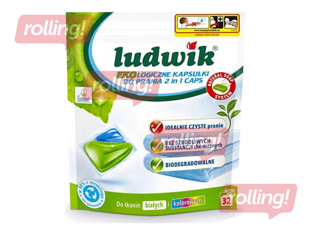 Pesukapslid, Ludwik eco, 32 tk