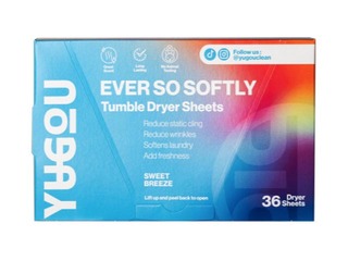 Scented/softening tumble dryer sheets Sweet breeze YuGou, 36 pcs