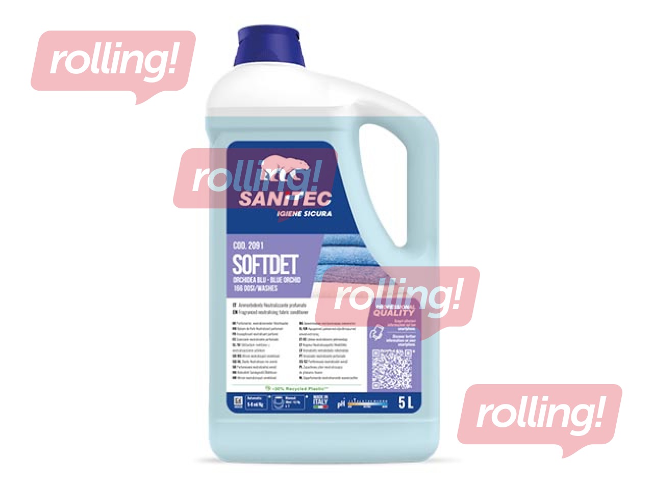 Pesupehmendaja Sanitec Softdet Blue Orchid, 5l