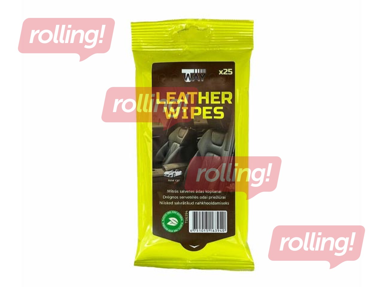 Niisked salvrätid T-Way, naha hoolduseks, 25 tk.