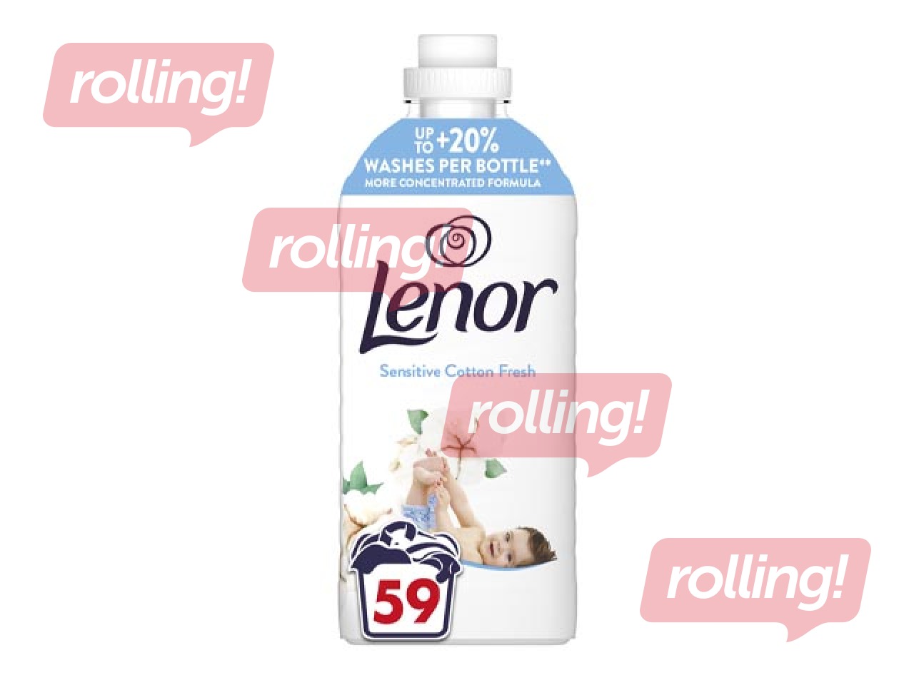 Pesupehmendi Lenor, Sensitive Cotton Fresh, 1.239l