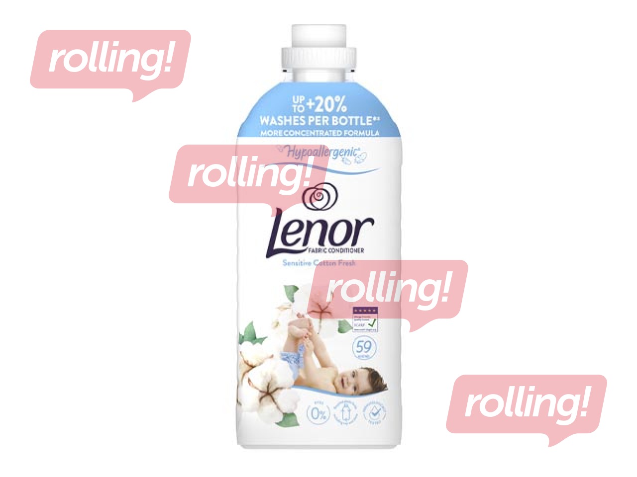 Pesupehmendi Lenor, Sensitive Cotton Fresh, 1.239l