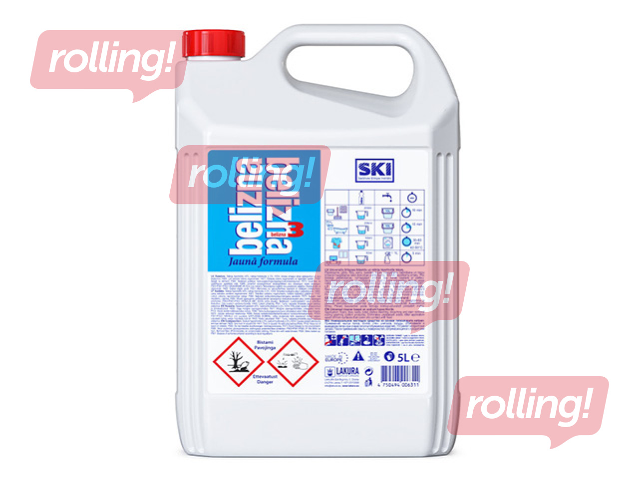 Средство для мытья, отбеливания и дезинфекции Belizna, 5л