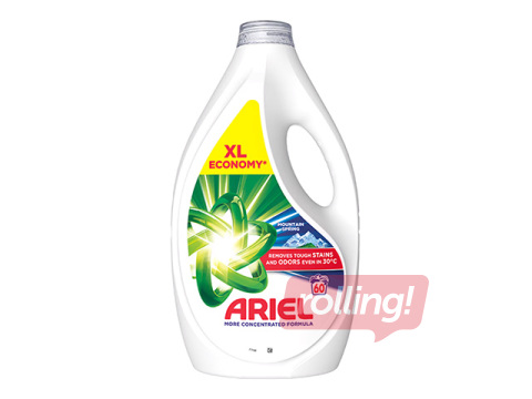 Laundry Detergent Ariel Mountain Spring 2.7L