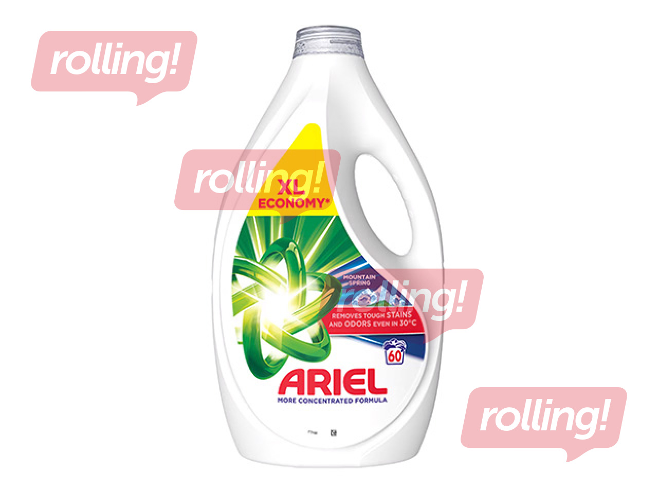 Veļas mazgāšanas līdzeklis Ariel Mountain Spring, 2.7l