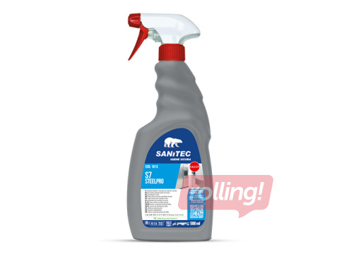 Roostevaba terase poleerimisvahend Sanitec, S7, SteelPro, 500ml