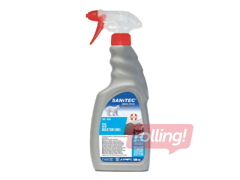 Tīrīšanas līdzeklis keramikas plīts virsmām Sanitec, Induction hubs, S5, 500ml