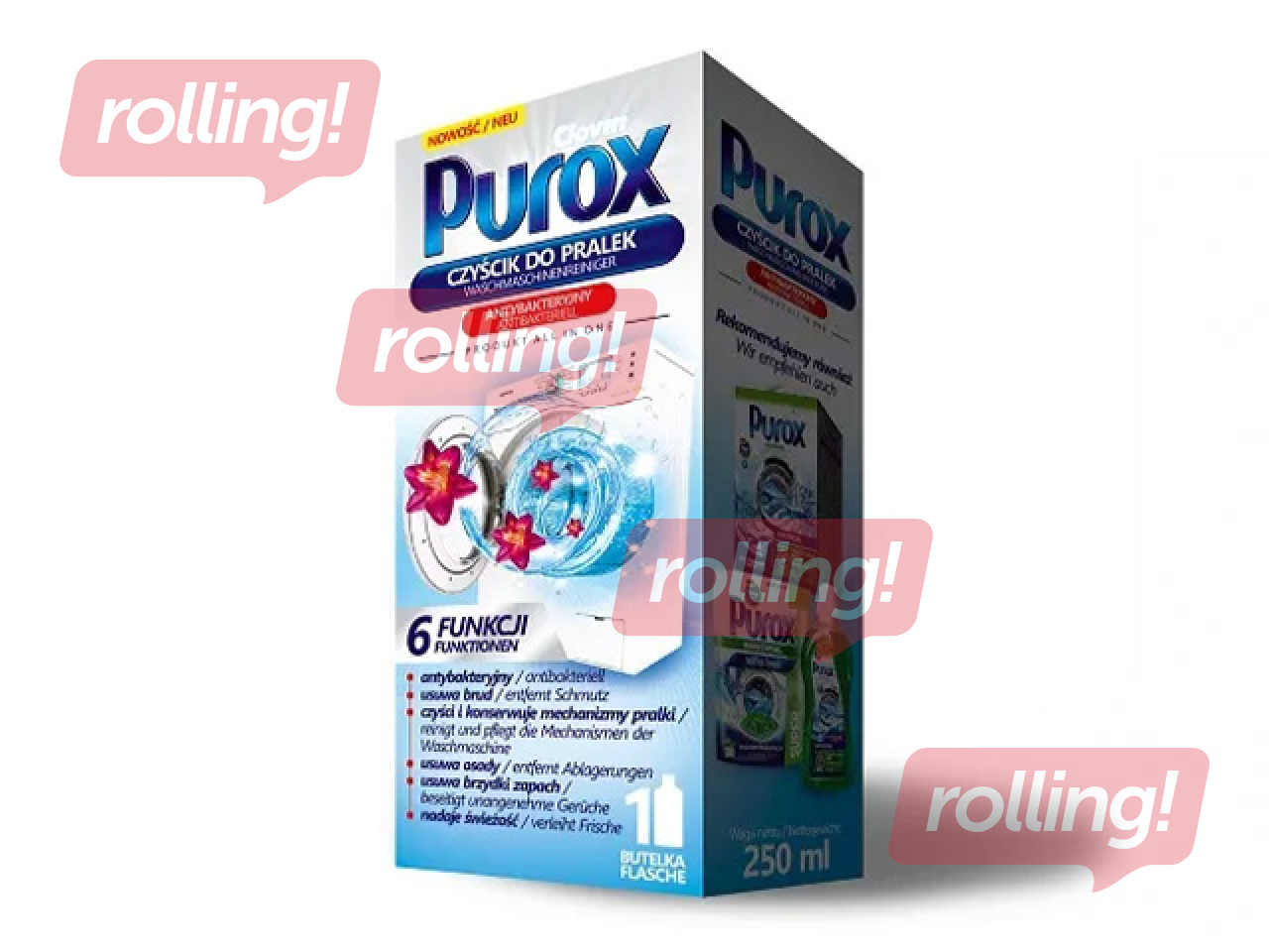 Pesumasina puhastusvahend Purox, 250ml