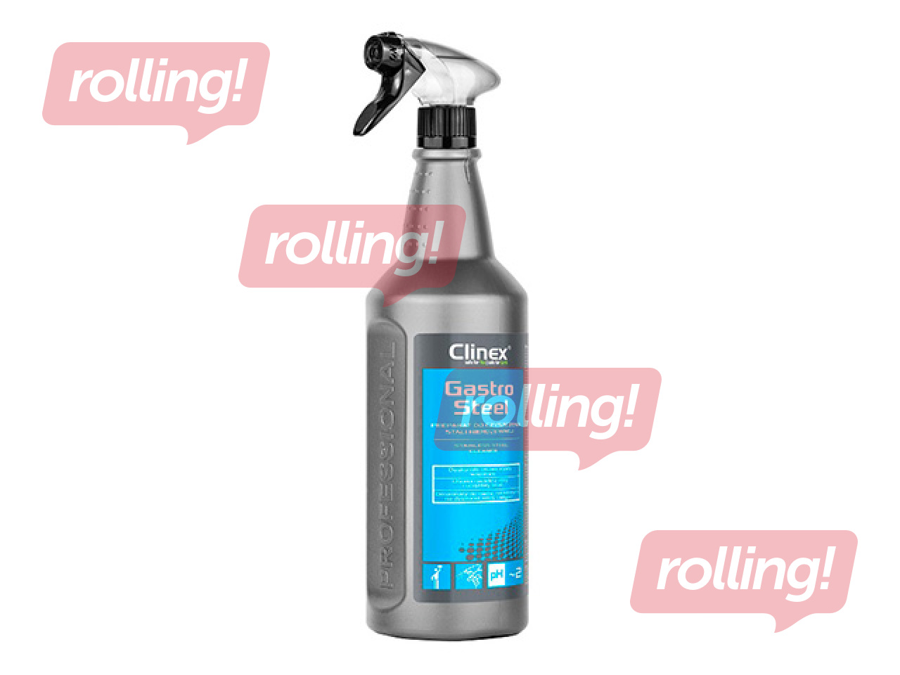 Средство для очистки нержавеющей стали Clinex, Gastro Steel, 1л