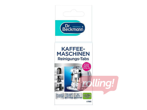 Puhastustabletid Dr.Beckmann kohvimasinatele, 6tk.