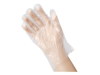 Ühekordsed kindad HDPE,läbipaistev, 100 tk.