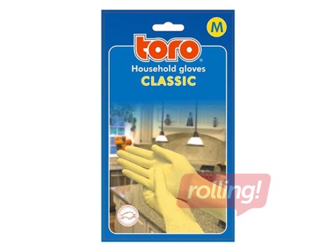 Rubber gloves TORO, M size