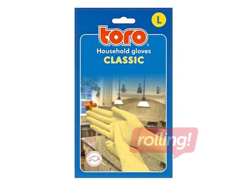 Rubber gloves TORO, L size