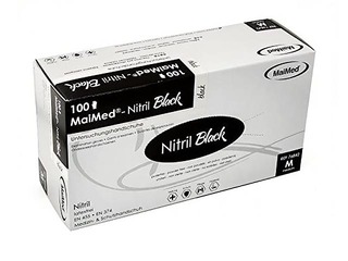 Nitrile gloves without powder MaiMed M, 100 pcs., black