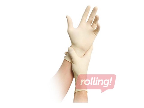 Pulbrivabad latekskindad MaiMed- Soft PF M, valge, 100 tk.