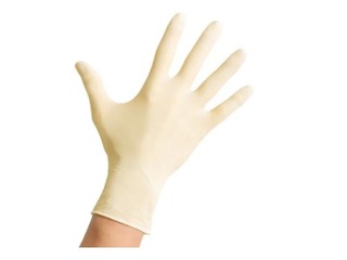 Pulbrivabad latekskindad MaiMed- Soft PF XS, valge, 100 tk.