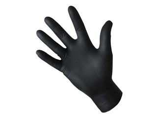 Nitriilkindad ilma puudrita BaltLine XL suurus, 100 tk, must