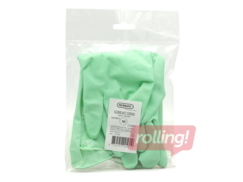 Резиновые перчатки Merkant, плотные, с подкладкой, размер M