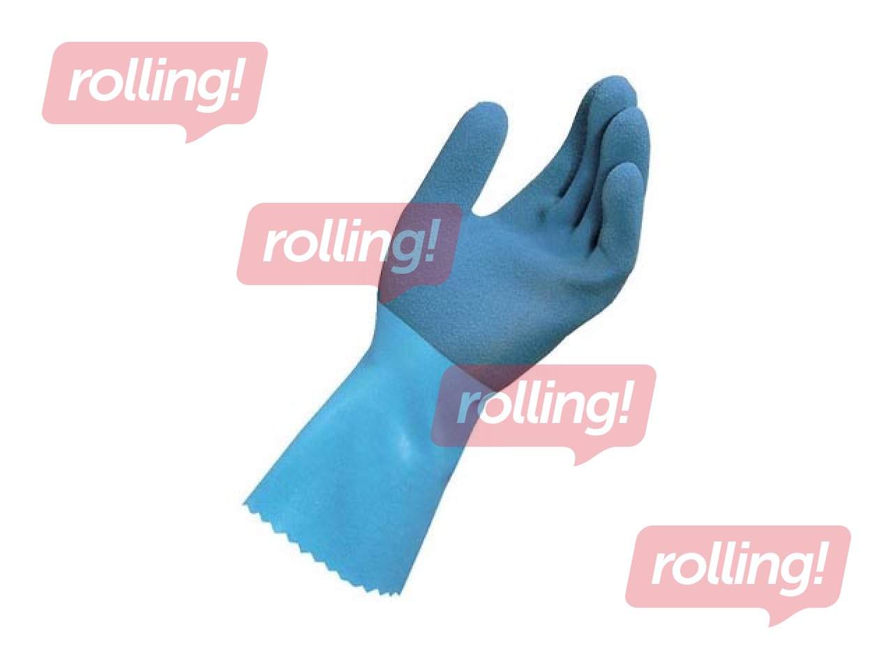 Gloves Mapa Jersette, latex, L, 1 Pair