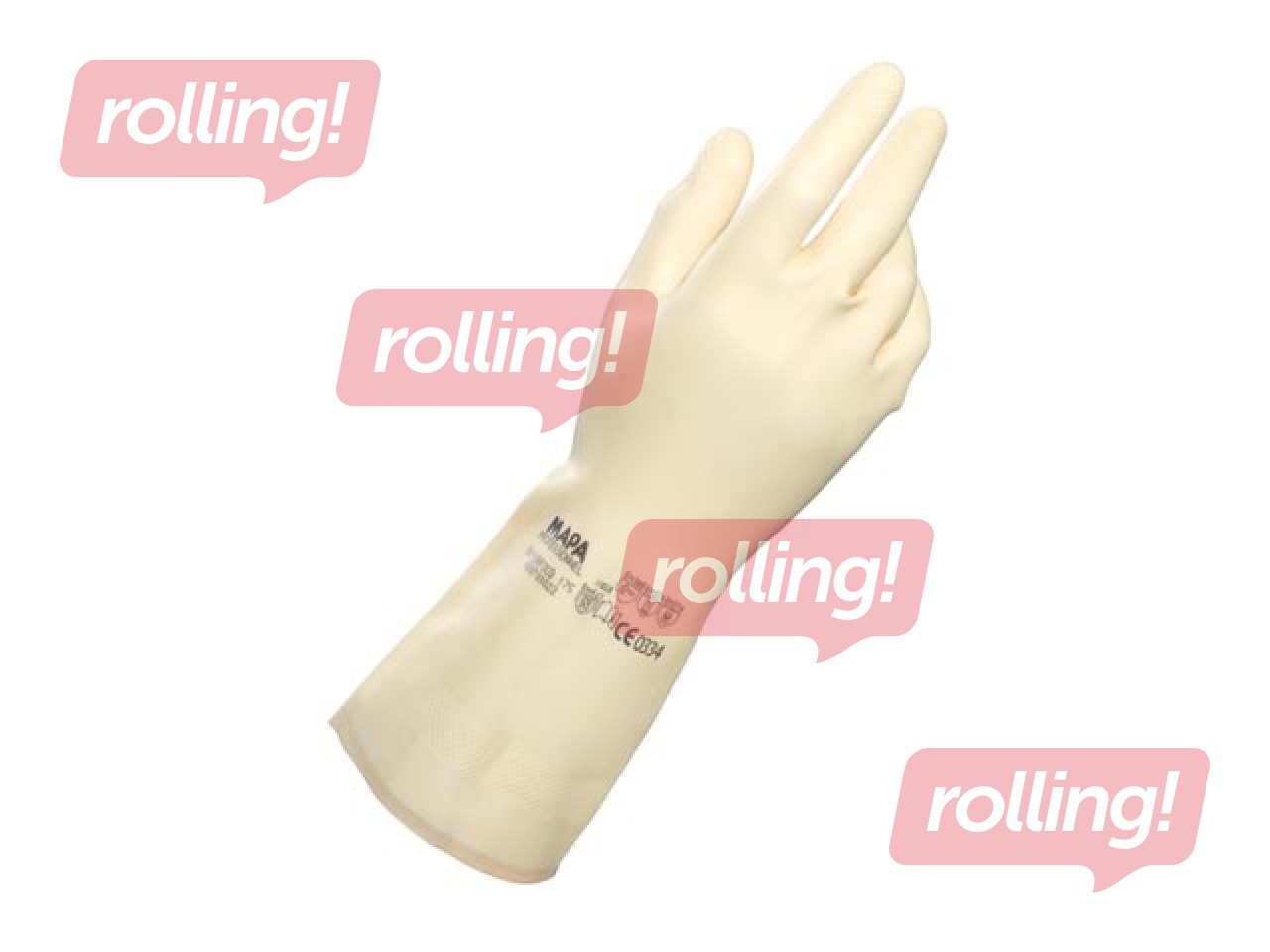 Перчатки Mapa Vital, латекс, L, 1 пара