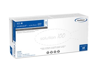 Nitrile gloves powder-free Maimed, magenta, size M, 100 pcs.