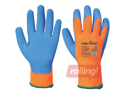 Töökindad külma ilma jaoks Cold Grip, L suurus, oranž/sinine