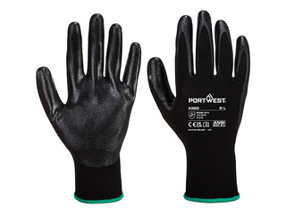 Work Gloves for Enhanced Grip Dexti-Grip, Size L, Black