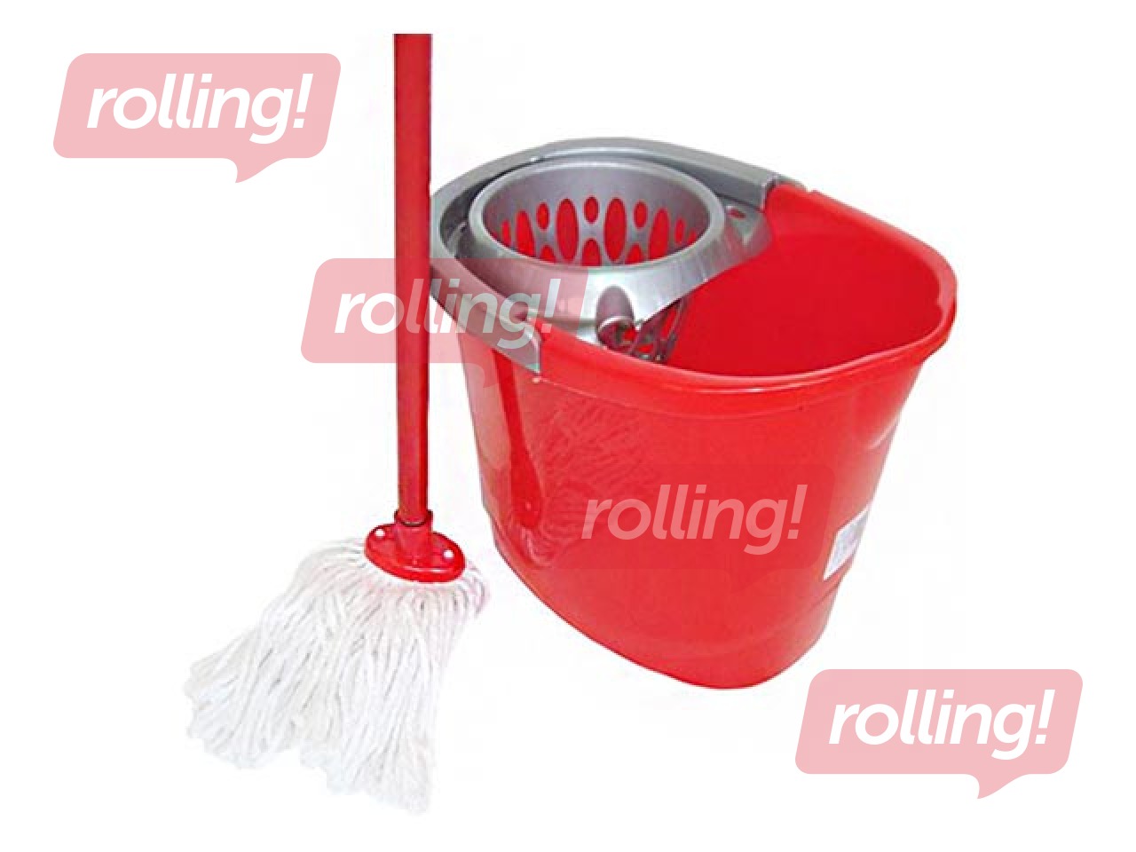 A bucket for floor cleaning 13L, mop, stem