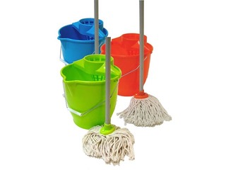 A bucket for floor cleaning, mop, stem,12L