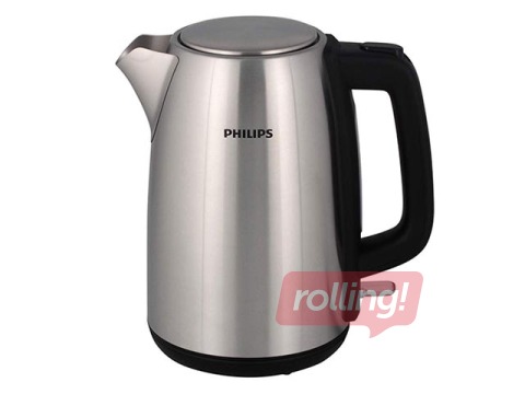 Электрический чайник Philips 1,7 л, 2200 Вт, нержавеющая сталь