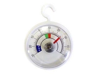 Thermometer for freezers round
