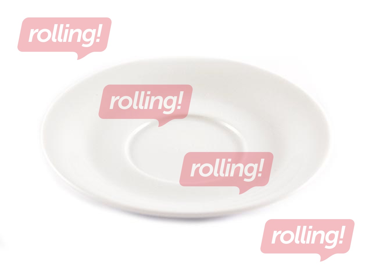 Saucer Titan, ø16 cm, white