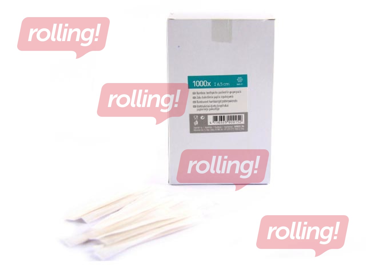 Hambaork 6.5 cm 1000 tk, paberkotid