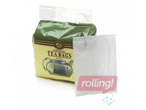 Paper tea filters, 64 pcs/pack, white